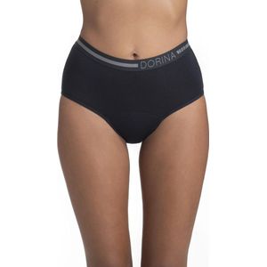 Dorina - Midi Slip - Menstruatieondergoed - Zwart - 85% Polyamide, 15% Elastaan, vergelijkbaar met 2 Tampons
