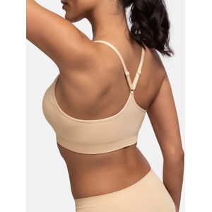 Bralette - Huidkleur - Revive - Bh Topje met Spaghetti Bandjes zonder Beugel