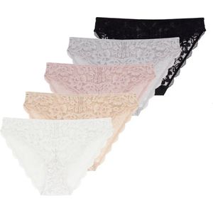 Dorina - Myla - Kanten Dames Heupslips - 5-pack - Microfiber
