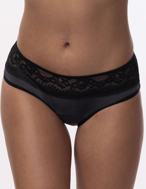 Dorina - ECO MOON - Menstruatie Hipster - Zwart - Microfiber