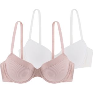 DORINA - Louise/Eco - Damesbeha - Roze/Ivoor - 85D