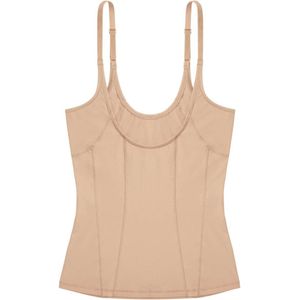 Dorina Corrigerend Hemd Dames - Shapewear Onderhemd - Zwart en Beige