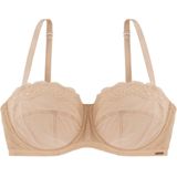 Dorina - Addison - Balconette BH - Beige - Niet Voorgevormd - Met Beugel - Zonder Vulling