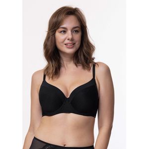 Dorina - Carmen - T-shirt BH - Zwart - 76% Polyamide, 24% Elastomeer, Beugel, Lichte Vulling