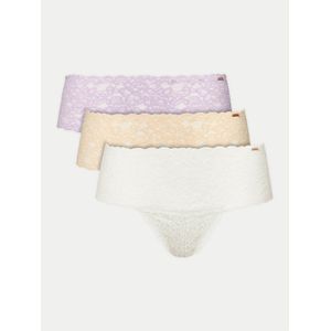 Dorina - Lana-d-3pp - Damesslip - Paars/beige/ivoor