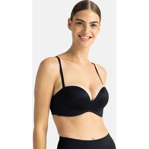 Dorina - Sublime Sculpt - Strapless BH - Zwart - Voorgevormde Cups, Verstelbare Schouderbandjes