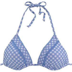 Look - Triangelbikini - Lichtblauw - Polyamide - Verwijderbare Softcups