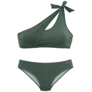 Bralette Bikini - Olijf - Handwas - Zonder Beugels