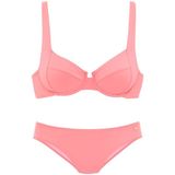 Look - Beugelbikini - Peach - Recycling-Polyamide