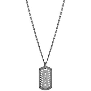 Police - Ketting - Metaal - Anthrazit - 70 cm