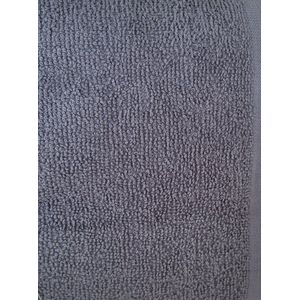 Kussenbeschermer Tuinstoelhoes 60x130 cm - Donkergrijze badstof handdoek voor tuinstoel - grijze tuinstoelhanddoek - stoelhoes