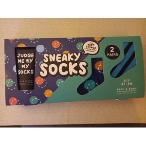 geschenkset - sokken - doucheschuim - kerst - maat 41-46