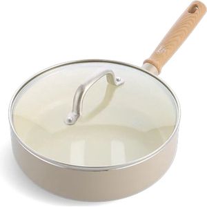 Bestron AEW100AS Elektrische Wok met bamboe handgrepen