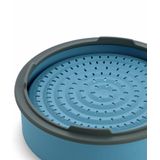 GreenPan Steamy Stoommandje - GreenPan Steamy siliconen stoommandje - stomer - Ø24cm - blauw