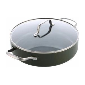 Dagelijkse Kost Jeroen Meus Hapjespan met Deksel - Keramische Antikleeflaag 28cm