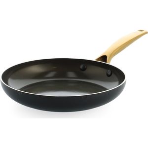 Blue Diamond Gold Edition Koekenpan - 24 CM - Zwart - Inductie - Anti-aanbak - PFAS-vrij
