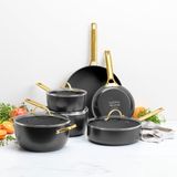 Greenpan Padova Pannenset 6-delig Zwart