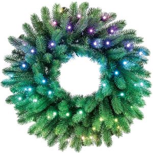 Twinkly Kerstkrans RGB | Ø 61 cm (50 leds, Wifi, IP20)