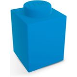 IQ - LEGO Iconic 1x1 - Nachtlampje - Blauw - 100% Zachte Siliconen, 2 Verlichtingsmodi, Timer