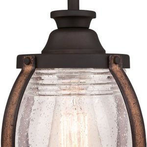 Westinghouse hanglamp Canyon met antiek glas