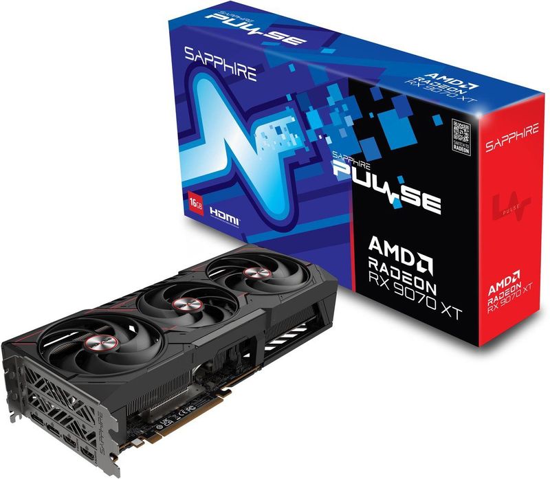 Amd - Saphire Rx 9070 Xt Pulse - Grafische Kaart - 16GB GDDR6