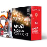 Sapphire - Pure AMD Radeon RX 9060 XT - Videokaart - 16GB - GDDR6 - PCIe 5.0