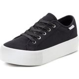 LASCANA Sneaker, Schnürhalbschuh, Freizeitschuh aus Textil mit Plateausohle