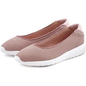 LASCANA Ballerina Freizeitschuh, Slipper, Halbschuh, Sneaker Slip-In, leichte Mesh-Optik