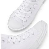 LASCANA Stiefelette, aus Textil zum Schnüren, High-Sneaker, Schnür-Boots