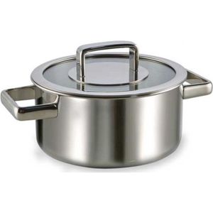 Habonne Royal Kookpan - 18 cm - met glazen deksel