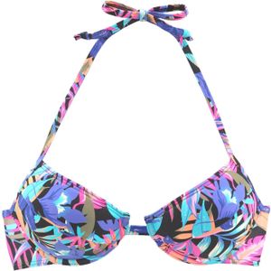 Look - Gedessineerd - Push-up Bikini - Zwart - Polyamide