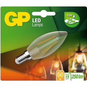 GP Batteries GP Lighting Filament Kaars E14 2W (25W) 250 lm GP 078081