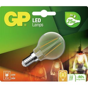 GP Lighting - Mini Globe Filament - 2W - E14 - Warm Wit