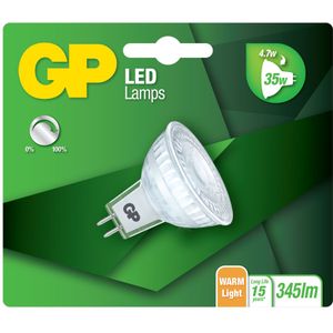 Gp - Led Reflector - MR16 - Warm Wit - Dimbaar - GU5.3 - 4,7W - 345 Lumen
