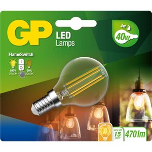 GP Batteries GP Lighting LED FlameSwitch E14 4W (40W) 470 lm GP 085379