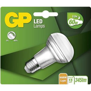 GP Ledlamp R63 5.2 - 60 W E27 Dimbaar Warmwit