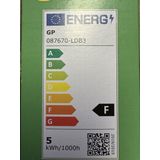GP Lighting - GP Led Classic A60 - Lamp - Mat - E27 - 3 Stuks