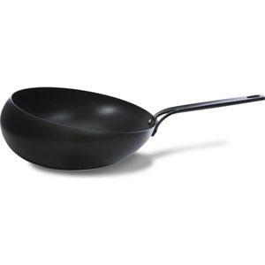 BK Wokpfanne / Wokarang Black Steel - ø 30 cm / 2.6 Liter - Ohne Antihaftbeschichtung