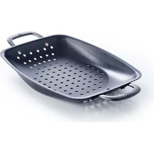 BK Grillpan, koolstofstaal, 38,1 cm, zwart