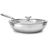 KitchenAid Wokpan Multiply 28cm - Roestvrij Staal - Geschikt voor Alle Hitters