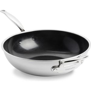 Greenpan Premiere Wok 30 cm RVS Inductie - Inhoud 4,7 Liter
