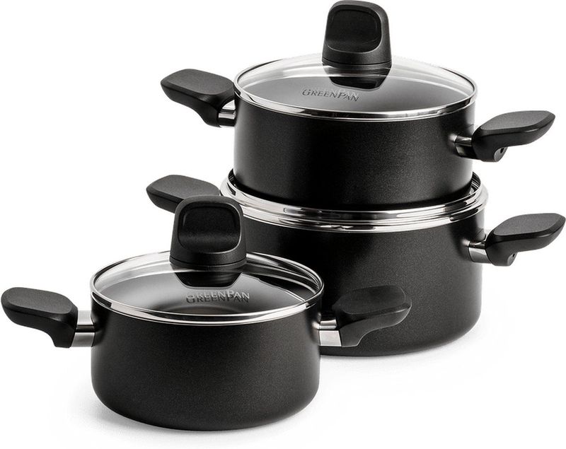 GreenPan - Memphis - Pannenset - 3-delig - Keramisch - PFAS-vrij