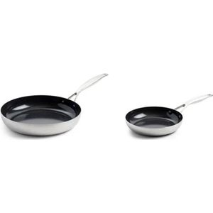 GreenPan - Geneva - Pannenset - Keramische Antikleeflaag - 20/28cm