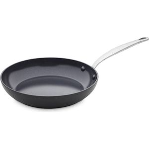 GreenPan - Barcelona Pro - Koekenpan - Zwart - Keramische Antiaanbaklaag - 24 cm