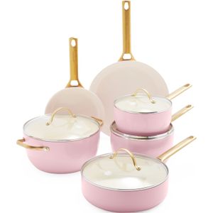 GreenPan Padova Pannenset - 10-Delig - Roze