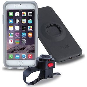 Tigra Sport MountCase Bike Kit met MountCase Smart hoes met RainGuard waterbescherming en fietshouder in set voor iPhone 5c zwart / transparant