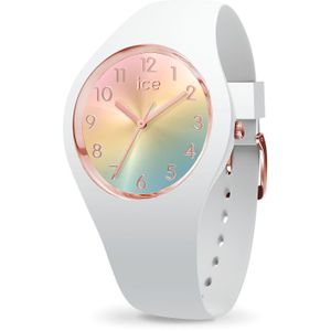 ice-watch Quarzuhr »ICE sunset - Rainbow - Small, 015743«, Armbanduhr, Damenuhr, Silikon, Mineralglas, analog