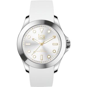 Ice Watch Ice Steel - Classic - White Gold Dames Horloge Wit 020384