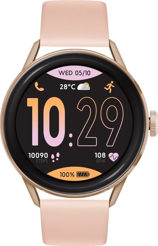 Ice-watch - 2.0 Round - Smartwatch - Roze Goud - Aluminium - Amoled 1.2''