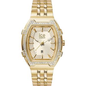 ice-watch Quarzuhr »ICE boliday - Full steel - Small - 3H + Date«, Armbanduhr, Damenuhr, Edelstahlarmband, Datum, analog